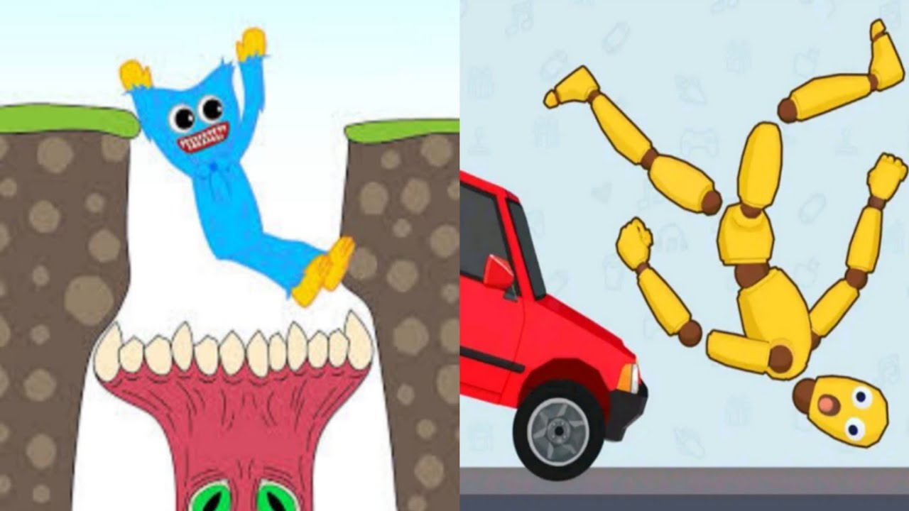 Huggy Wuggy Story vs Ragdoll Break – Ultimate Bone Breaking Challenge Game