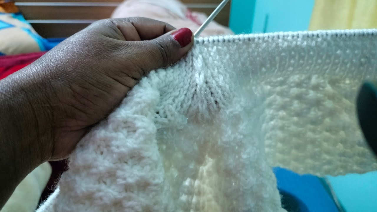 Gents half sweater V-neckline making tutorial🌹🧿Kshitij Home Vlogs 🥰🧿#kshitijhomevlogs #half #sweater