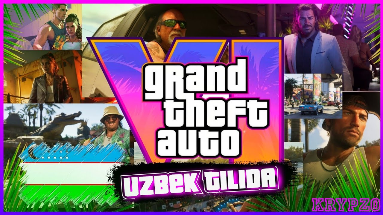 GTA 6 Trailer Dublaj | O'zbek Tilida | Fan Dub (2025)