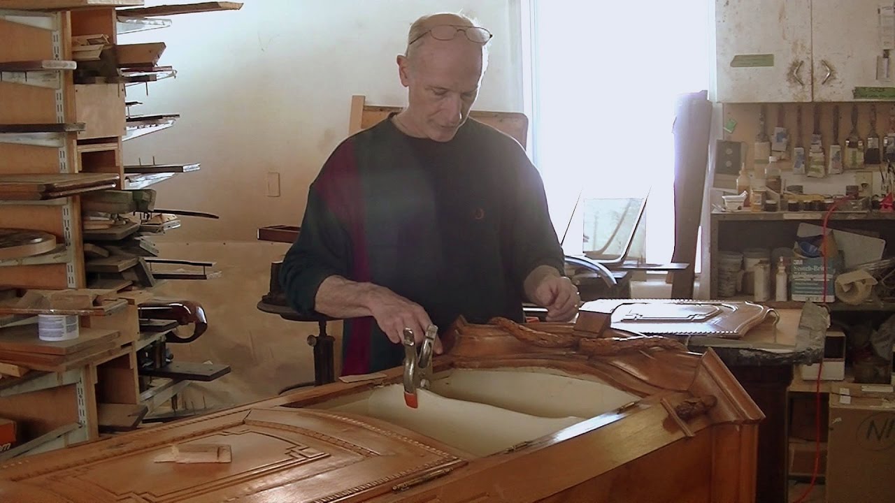 Restoring a Swiss Antique Cabinet - Thomas Johnson Antique Furniture Restoration