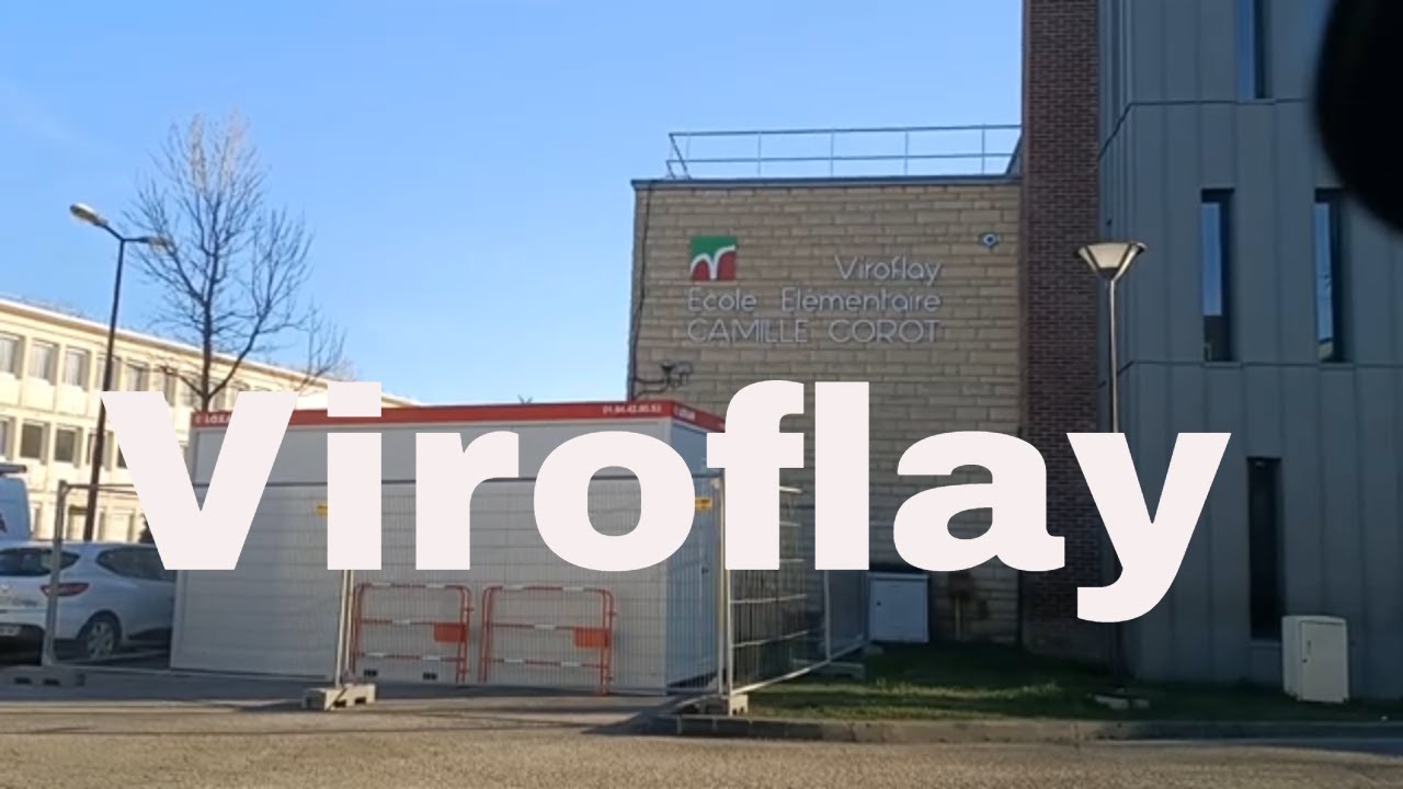 Downtown Viroflay 4K- Driving- French region