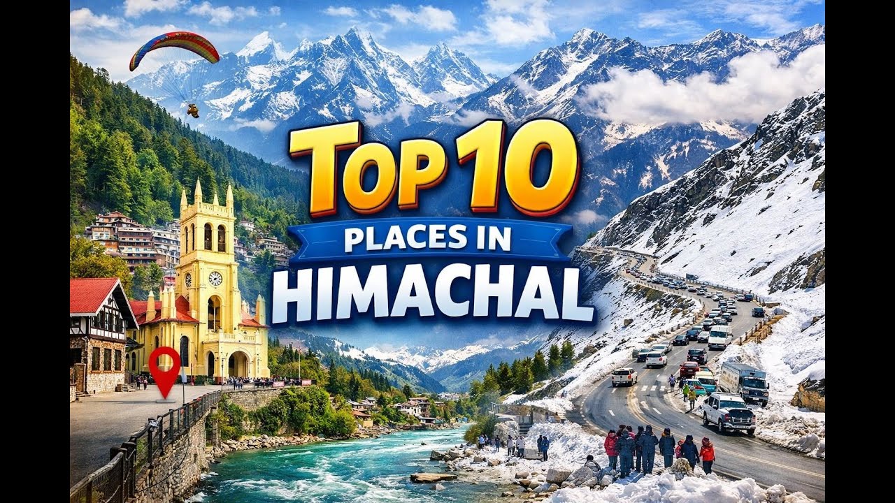 Top 10 Places to Visit in Shimla, Kullu, Manali & Rohtang Pass | Himachal Pradesh Travel Vlog
