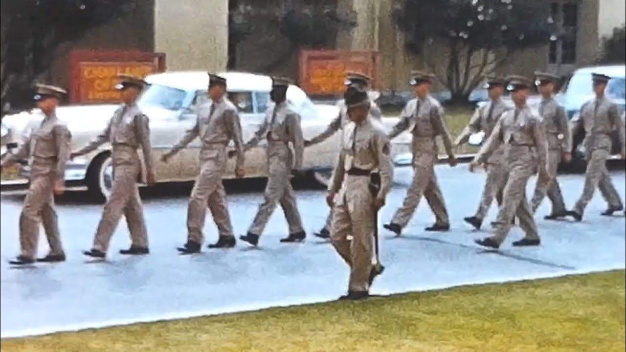 1958 Oct Marine Corps San Diego Boot Camp Marching, Obstacle Course, Visits, Graduation Ceremony