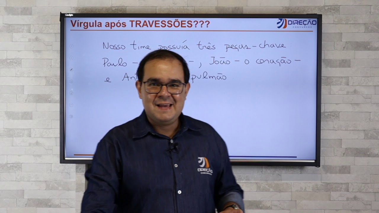 Dica #25 - Vírgula após TRAVESSÃO
