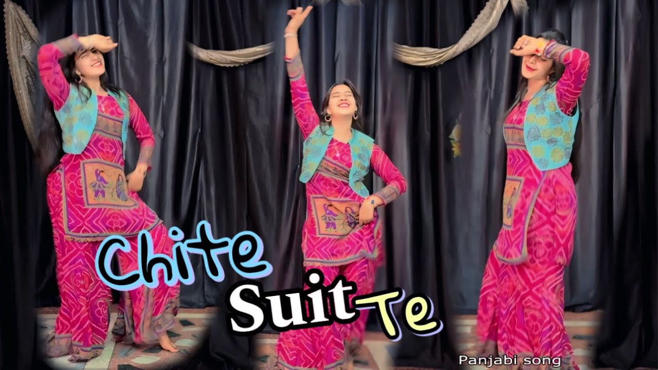 Chitte Suit Te Daag Pe Gaye ; Punjabi song Dance video ; Geet Gaildar #babitashera27 #punjabisong