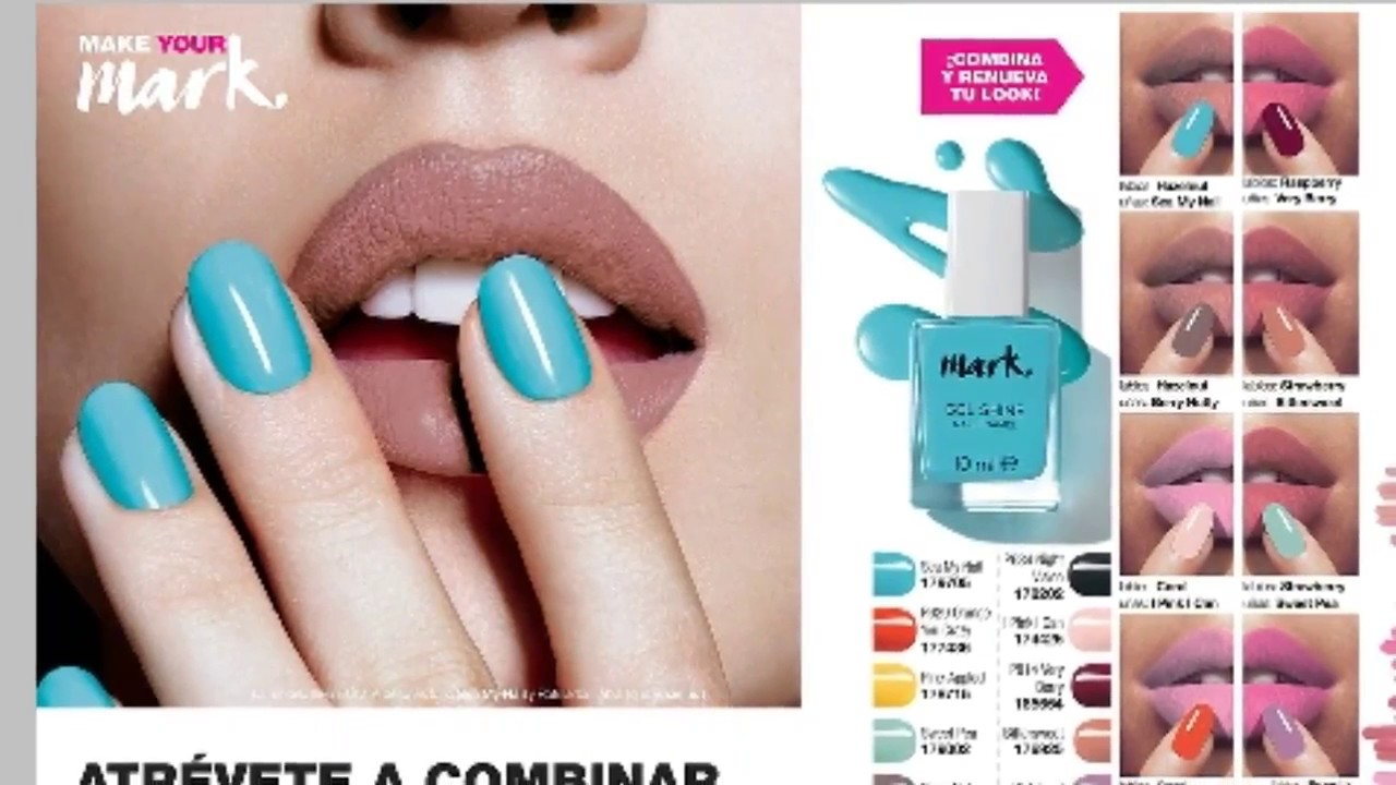 Cosmética y moda. Look Avon