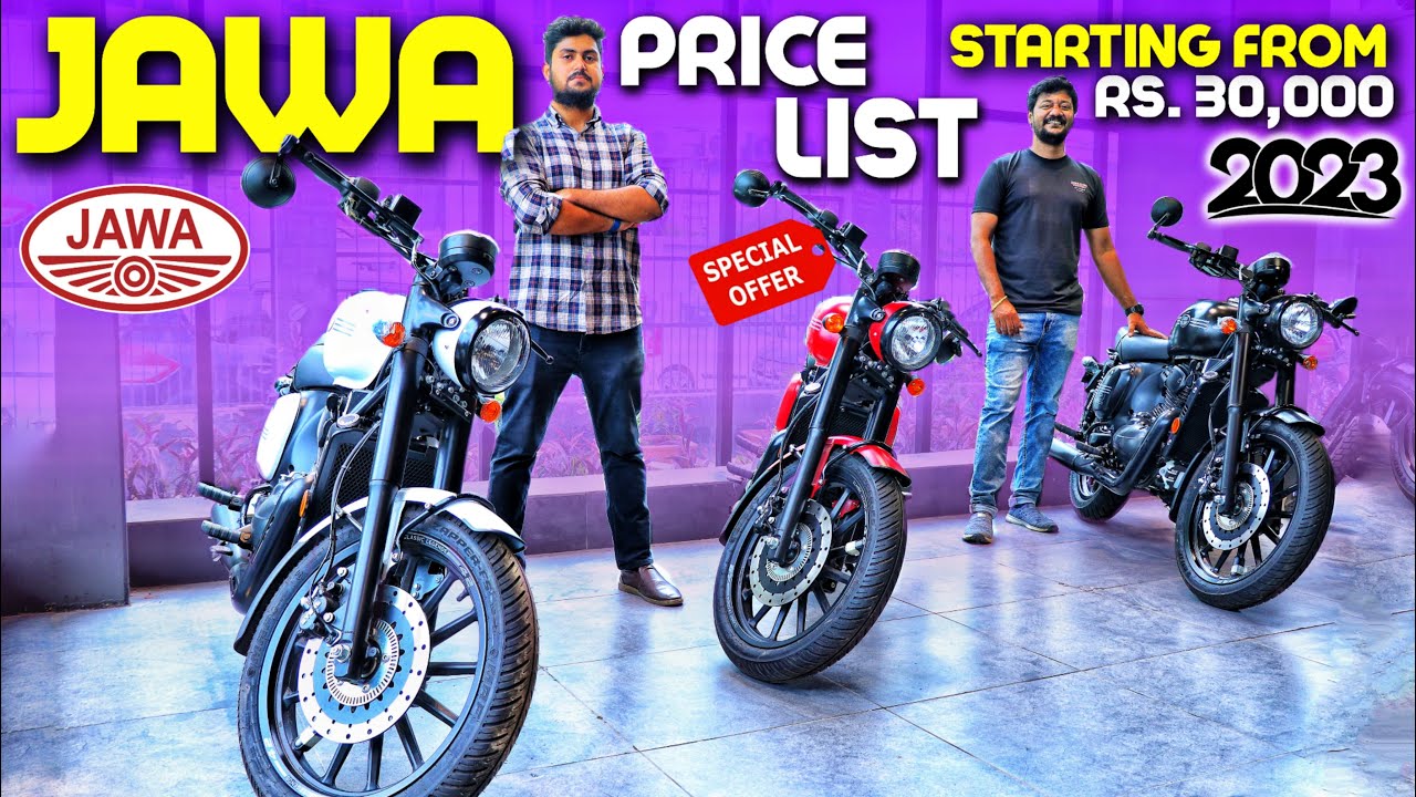 All Jawa Bikes🏍️ Latest Price List 2023👌🏼 Diwali DHAMAKA!! 💥Jawa 42 Bobber, Jawa Perak, 42, & More 🔥