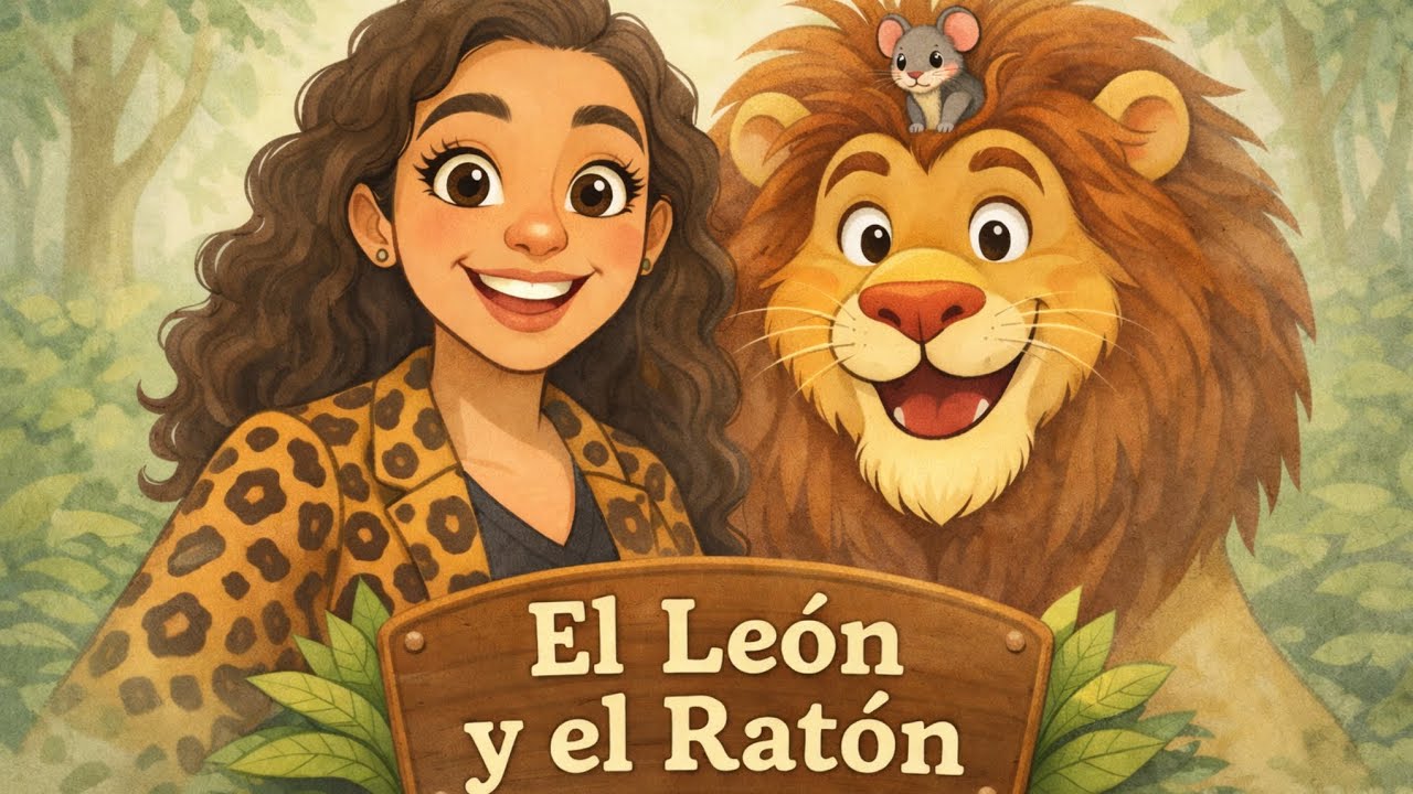 🦁🐭 El León y el Ratón | Cuento Infantil con Moraleja