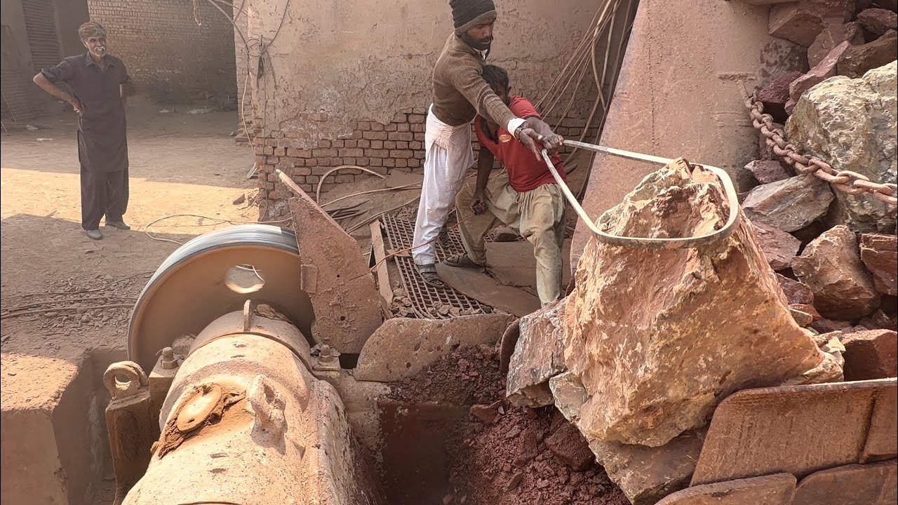 INSANE Rock Crushing Challenge! Two Giant Stones vs Crusher | Will It Break the Machine#stonecrusher