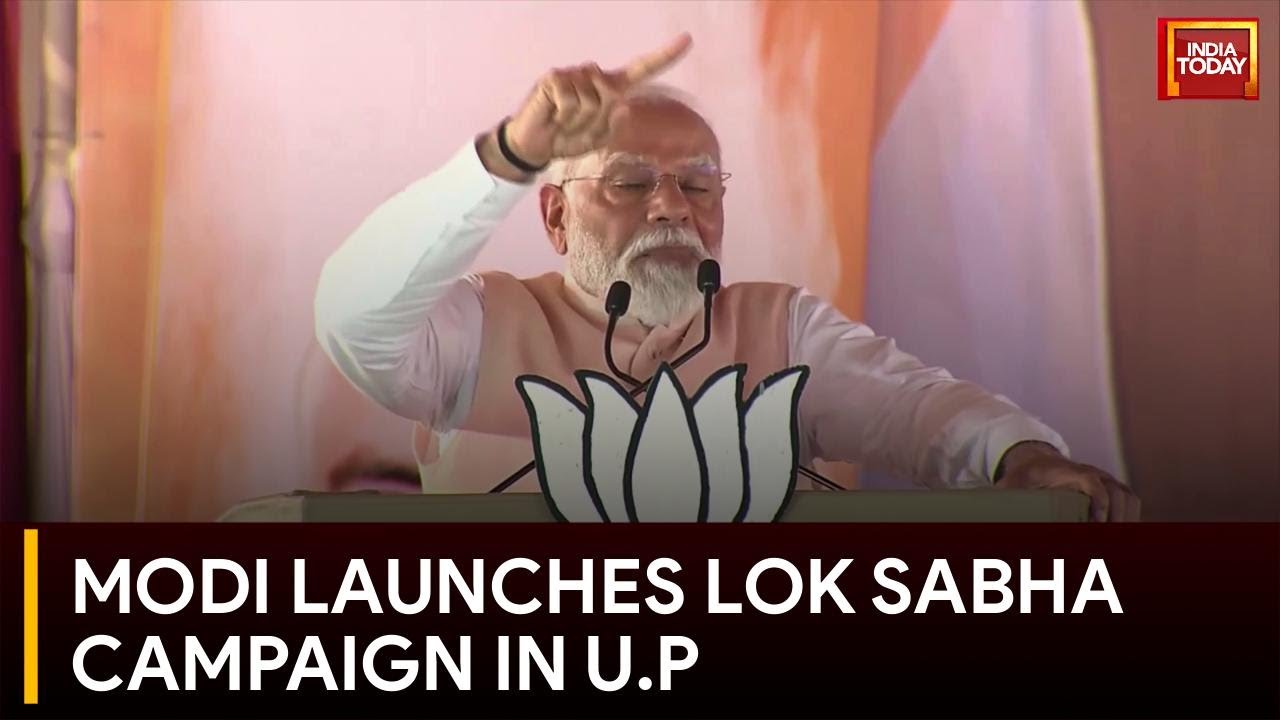 PM Modi Kickstarts Lok Sabha Campaign in Uttar Pradesh | Lok Sabha Election 2024