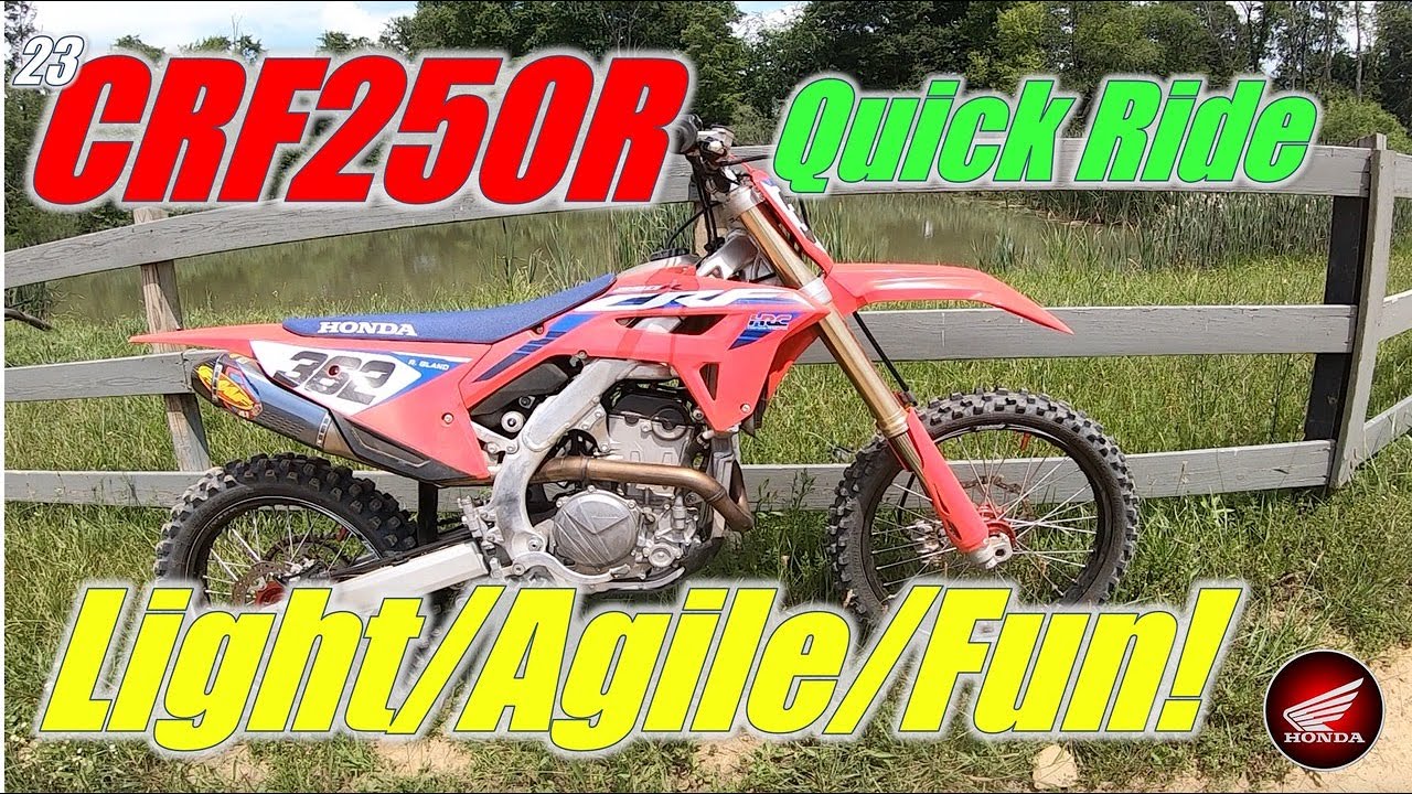 2023 Honda CRF250R Quick Ride
