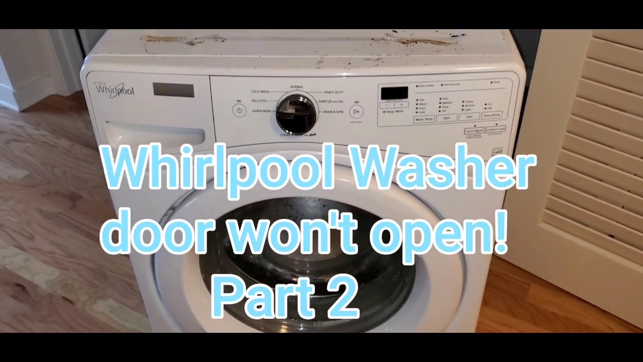 Дверца стиральной машины Whirlpool не открывается! Часть 2