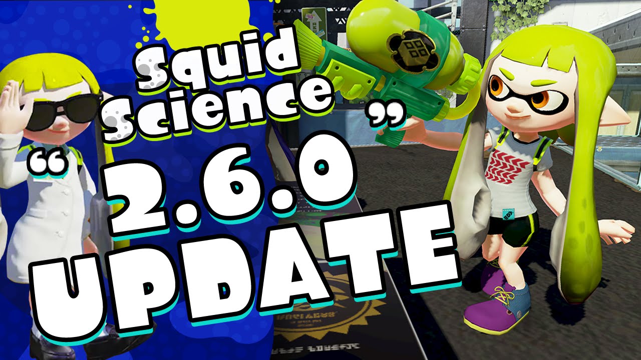 Splatoon 2.6.0 Update Ability Video Patch Notes - Squid Science w/ Nintendome