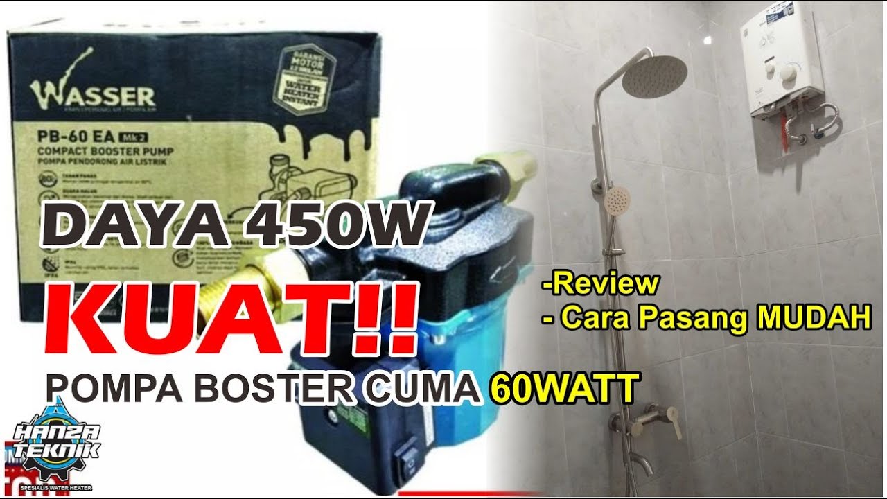 POMPA PENDORONG WASSER PB 60 EA, Rekomended Buat Water Heater, Daya Rendah