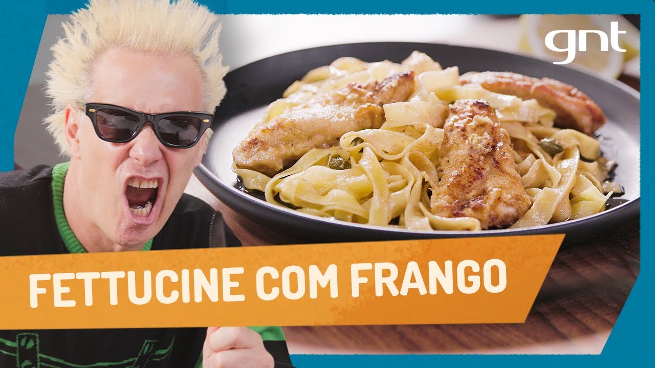 Supla prepara MACARRÃO COM FRANGO AO MOLHO DE LIMÃO ao som de muito rock and roll | Se Vira Aí