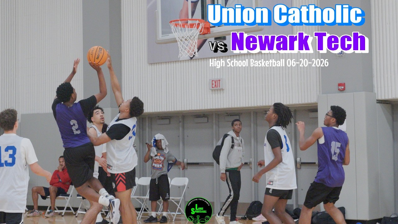 Union Catholic vs Newark Tech HS Basketball Saint Peters Team Camp