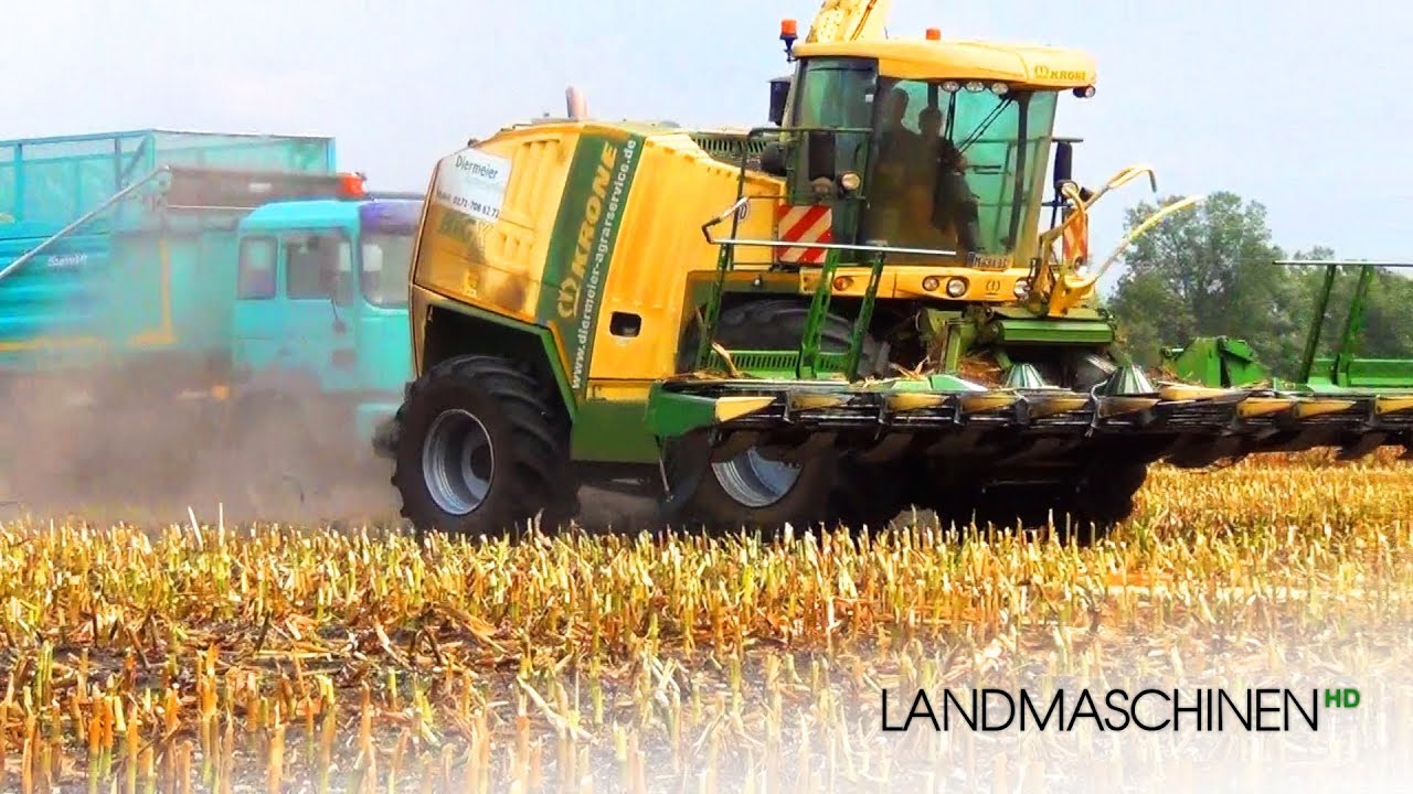 Krone BIG X 1100 | Fendt Traktoren | MAN | Maishäckseln 2015