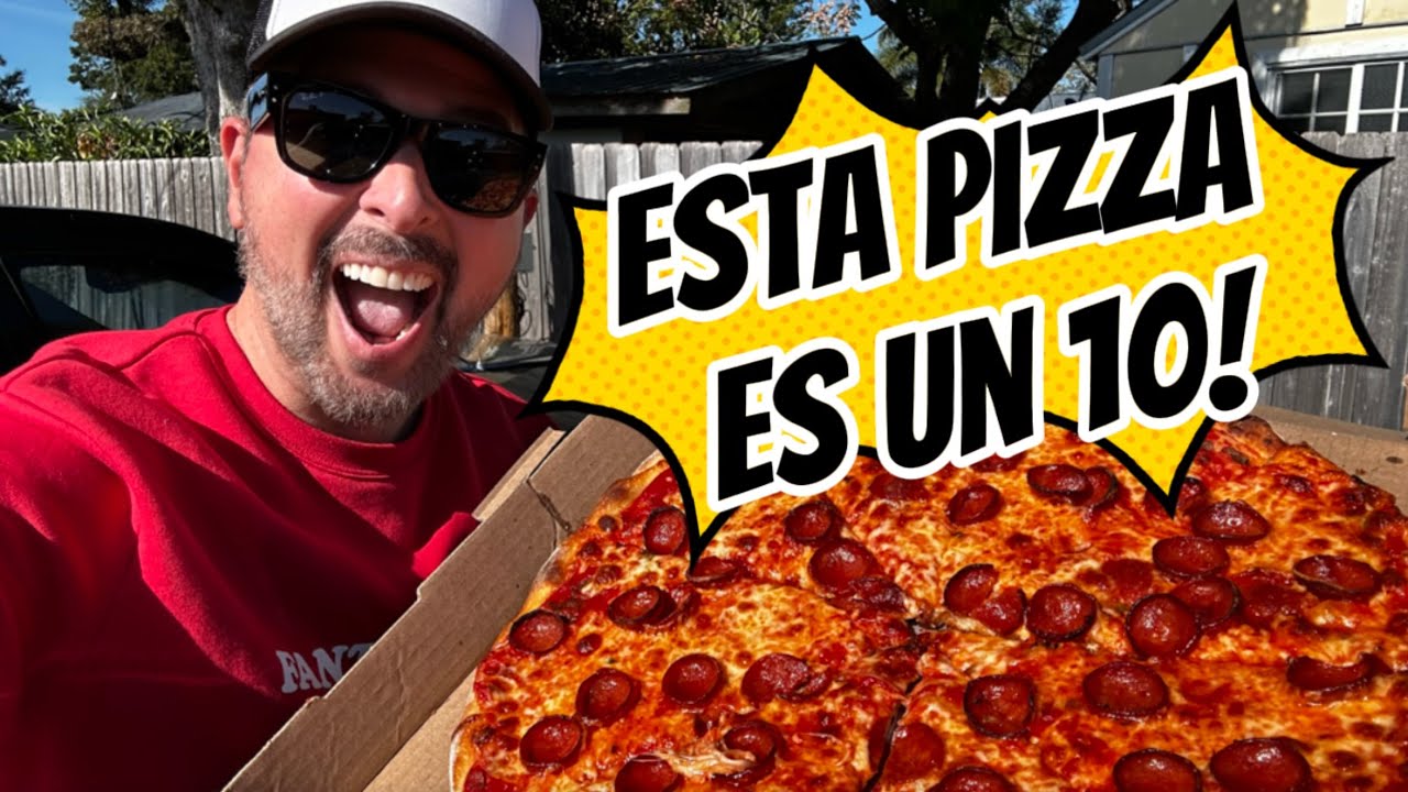 Encontré LA MEJOR PIZZA en Orlando, Florida #puertorico