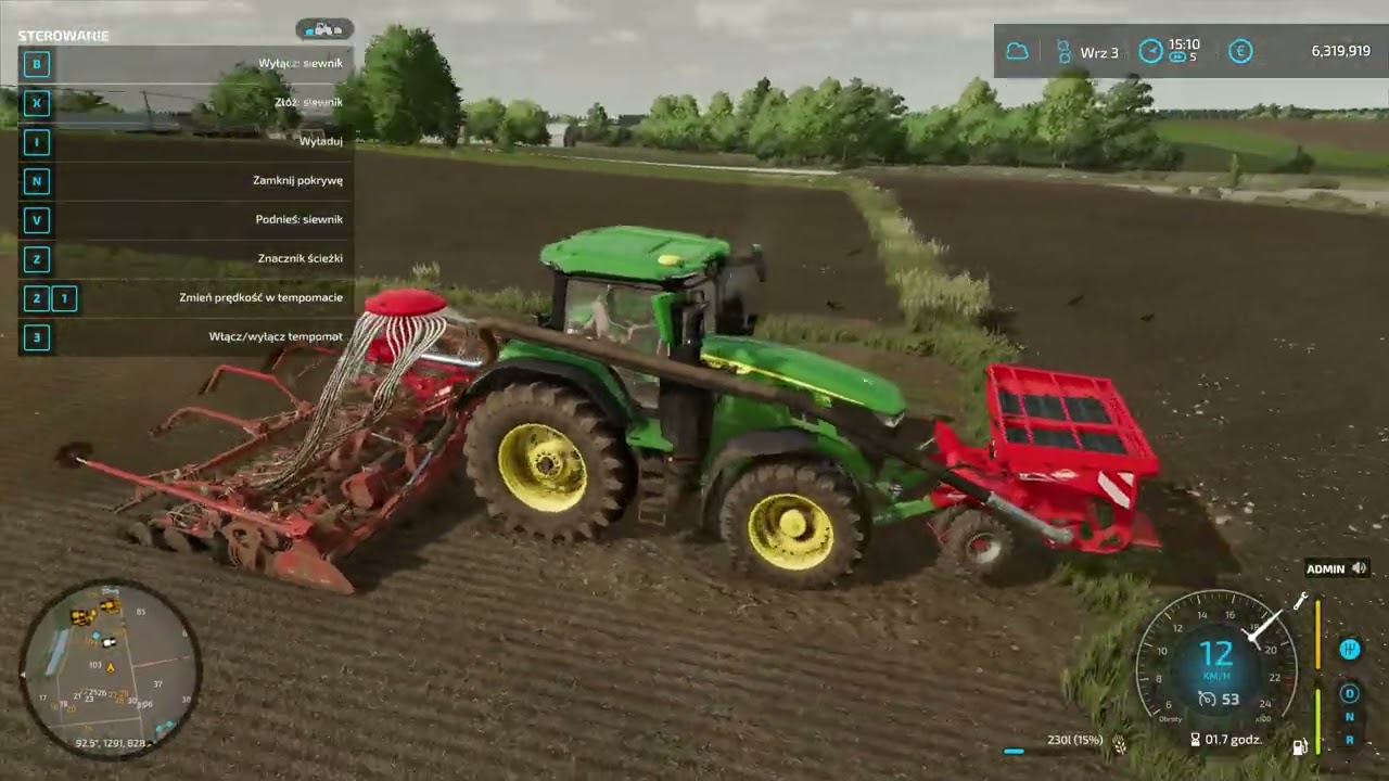 sianie w farmingu 22