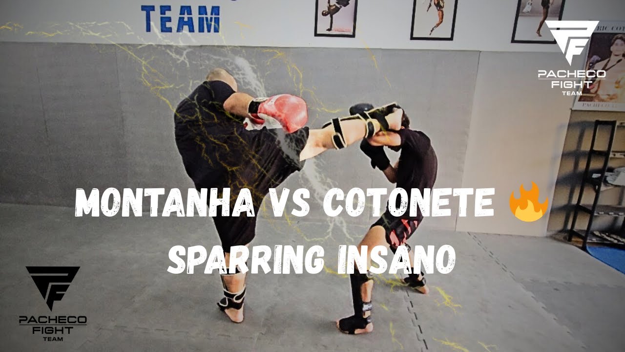 🔥🥊Montanha vs. Cotonete – Quem Levou a Melhor no Sparring? #muaythai #kickboxing