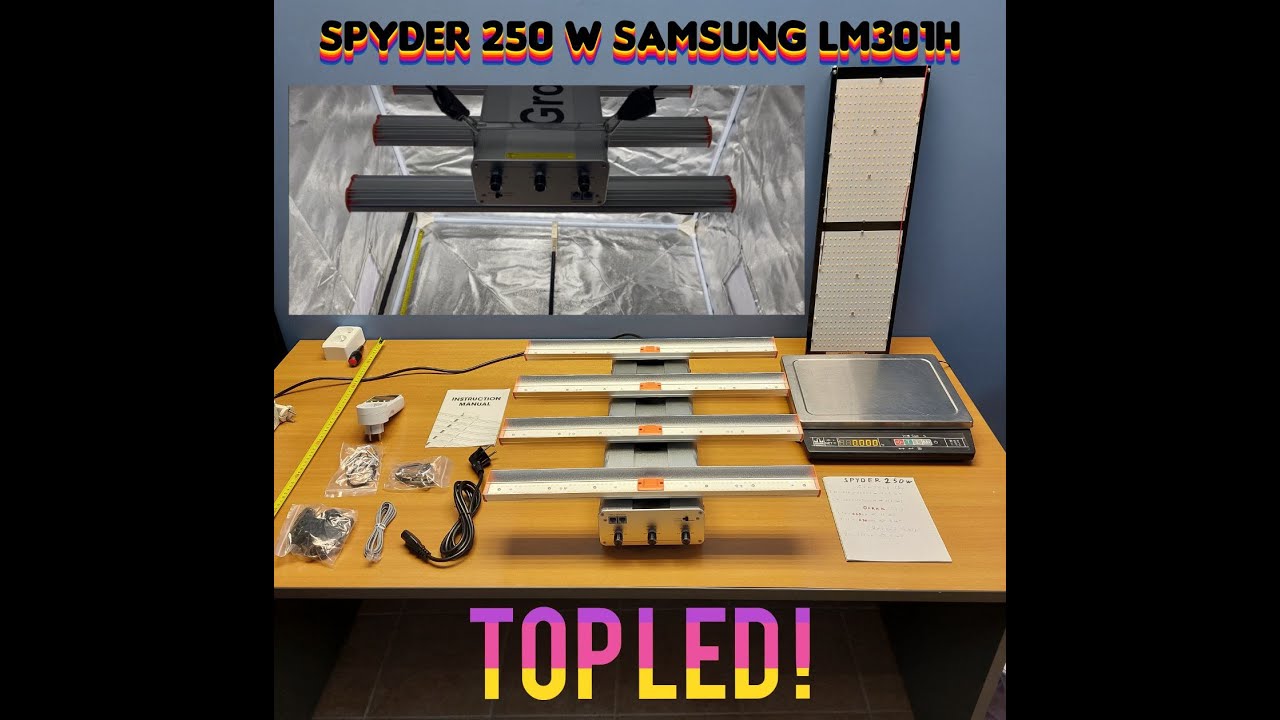 Обзор Quantum bar Spyder 240w samsung lm301h osram 1.24 refond   лучшая альтернатива quantum board !