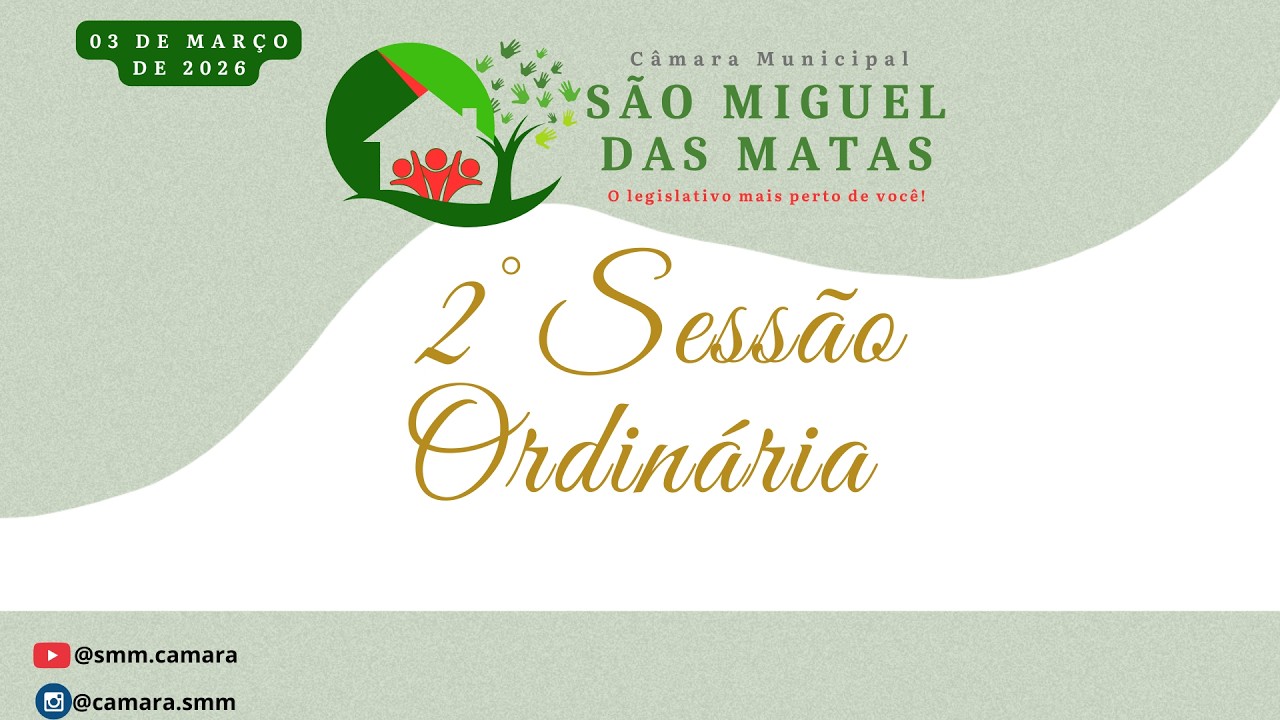 1º Sessão Ordinária 03/03/2026