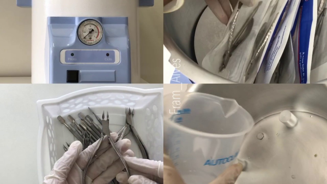 COMO ESTERILIZAR ALICATES NA AUTOCLAVE MODELO VERTICAL