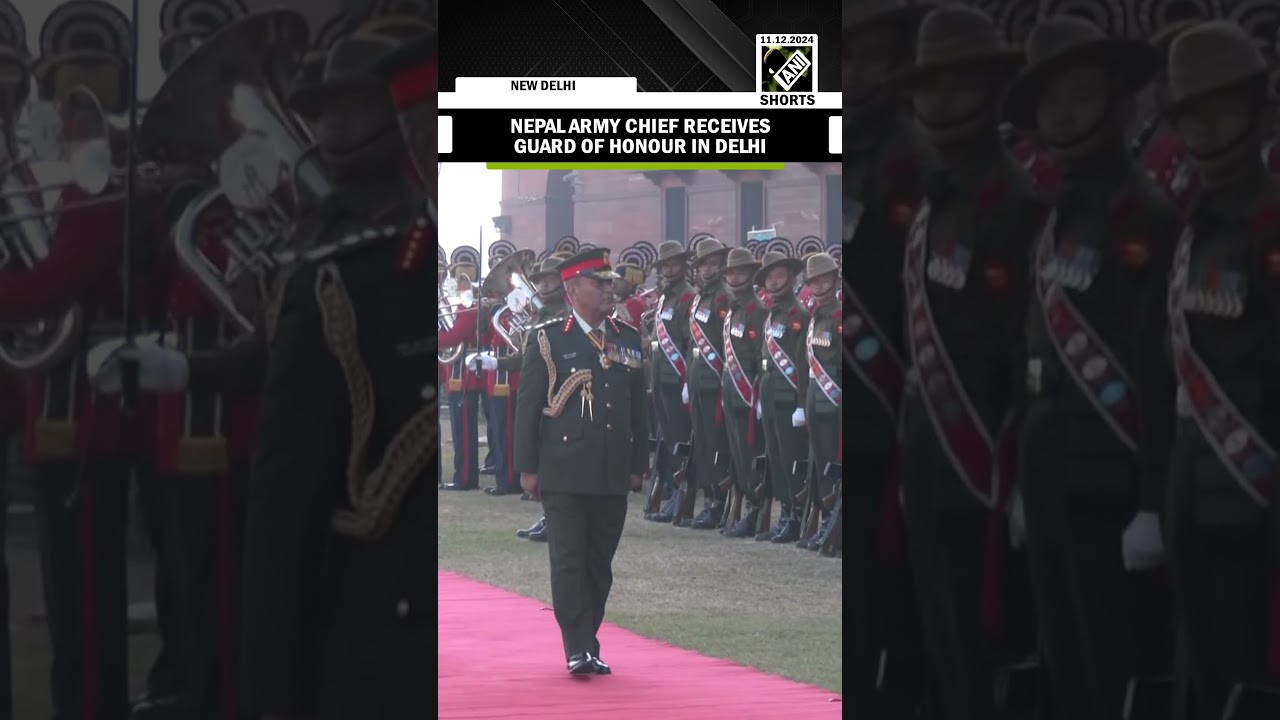 Nepali Army Chief General Ashokraj Sigdel in India; receives Guard of Honour in New Delhi
