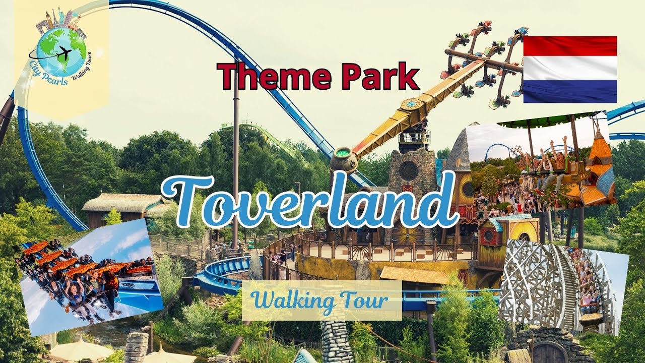 LEGENDARY DUTCH THEME PARK 🎢 TOVERLAND | THE NETHERLANDS  🇳🇱 WALKING TOUR