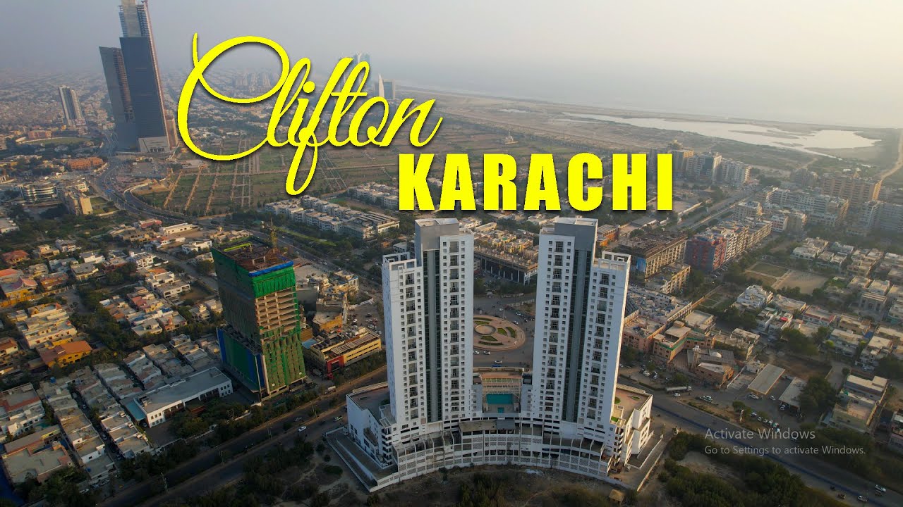 Clifton Karachi Drone View Part -2
