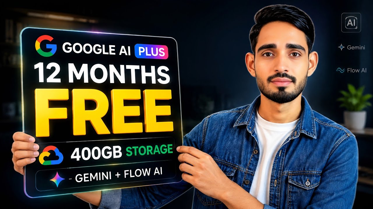 Get Google AI Plus for 12 Months (100% Free Method)