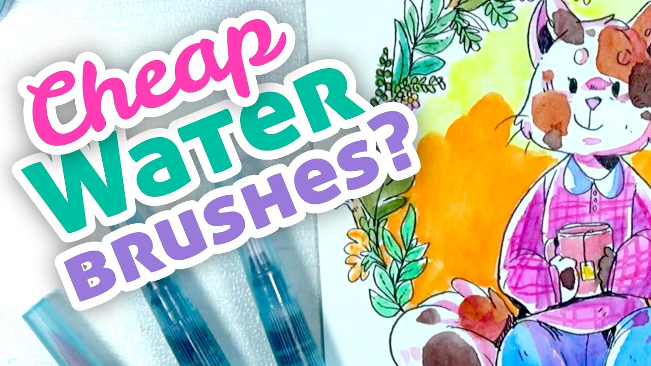 Testing CHEAP water brushes from the drugstore