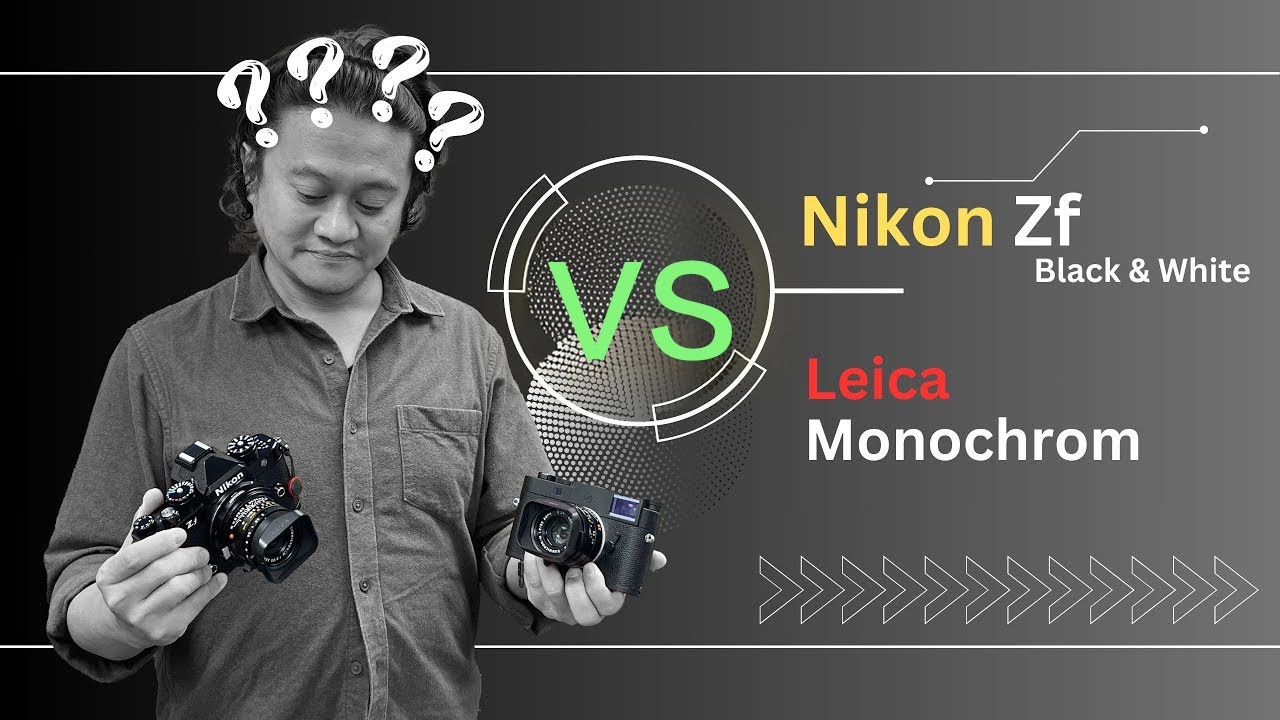 NIKON Zf Black & White VS Leica M10 MonoChrom. English Version !!! #nikon #zf #leica #blackandwhite