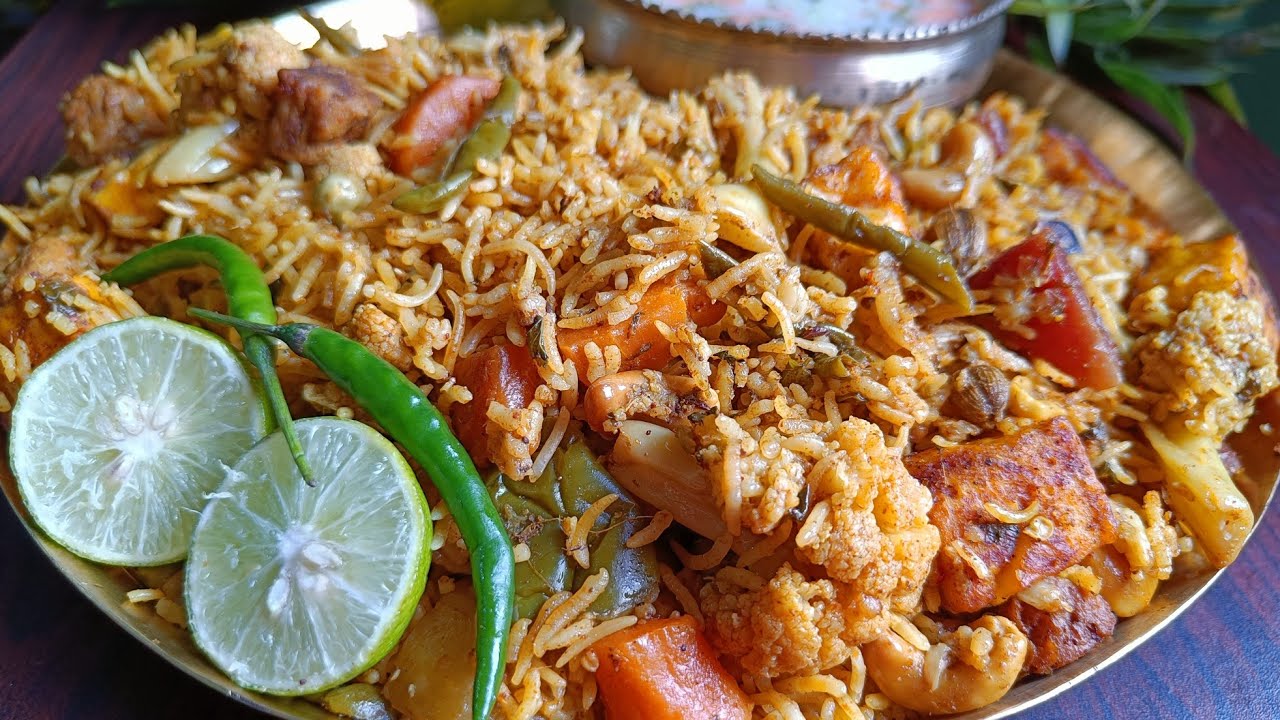 ବିନା ପିଆଜ ରସୁଣରେ ‼️ଚିକେନ୍ ମଟନ୍ ଅଣ୍ଡା ବିରୀୟାନିକୁ ଟକ୍କର୍ ଦେଲାଭଳିWITHOUT ONION GARLIC VEG BIRYANI ODIA