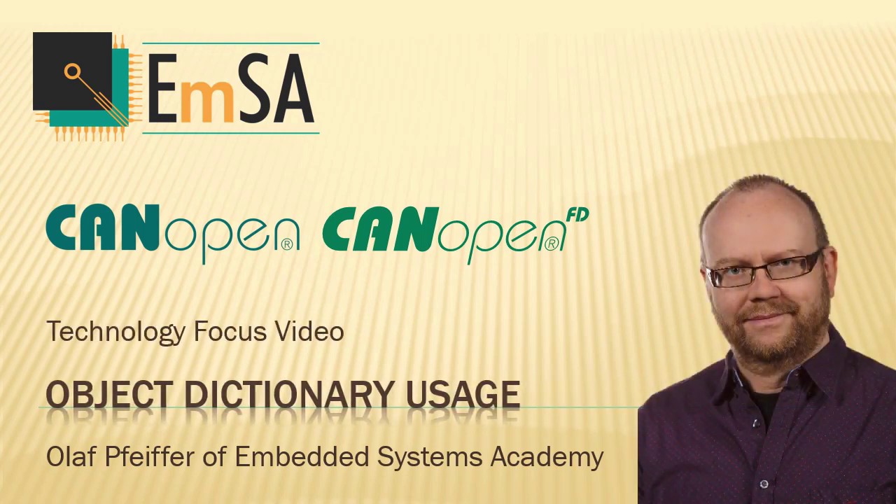 Использование словаря объектов CANopen (FD)