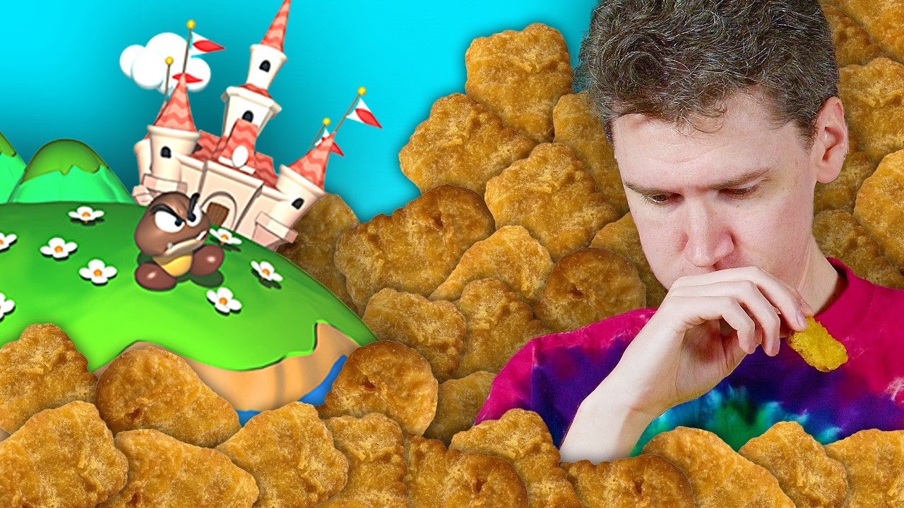 Can I eat 50 nuggets faster than a Mario 64 speedrun?