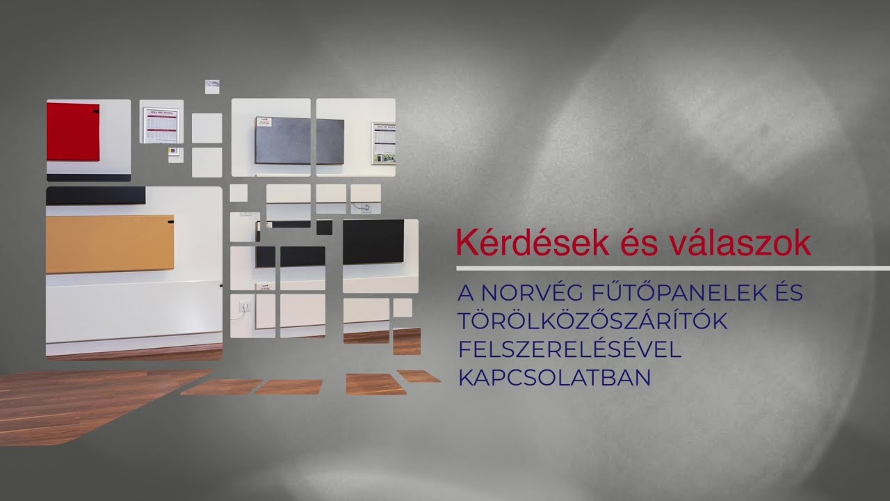Mit kell tudni az elektromos fűtőpanelek és törölközőszárítók felszereléséről? Gyakori Kérdések