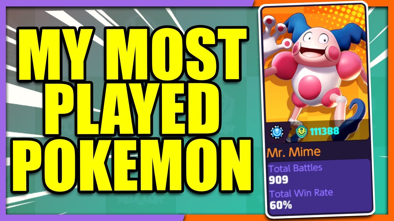 What over 150 Hours of playing MR MIME looks like | Pokemon Unite
