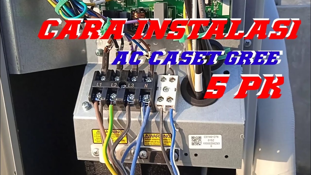 CARA KONEKSI KABEL AC CASET  GREE
