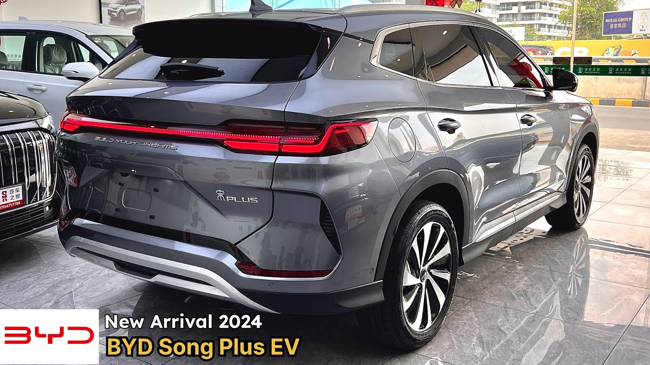 First Look! 2024 BYD Song Plus EV (Range 605km) - Luxury Exterior and Interior Details