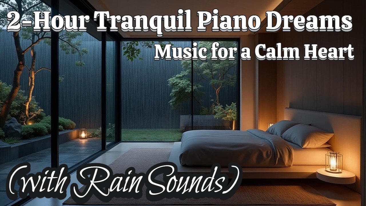 Relaxing Piano (30) (with Rain Sounds) 2-Hour Tranquil Piano Dreams: Music for a Calm Heart