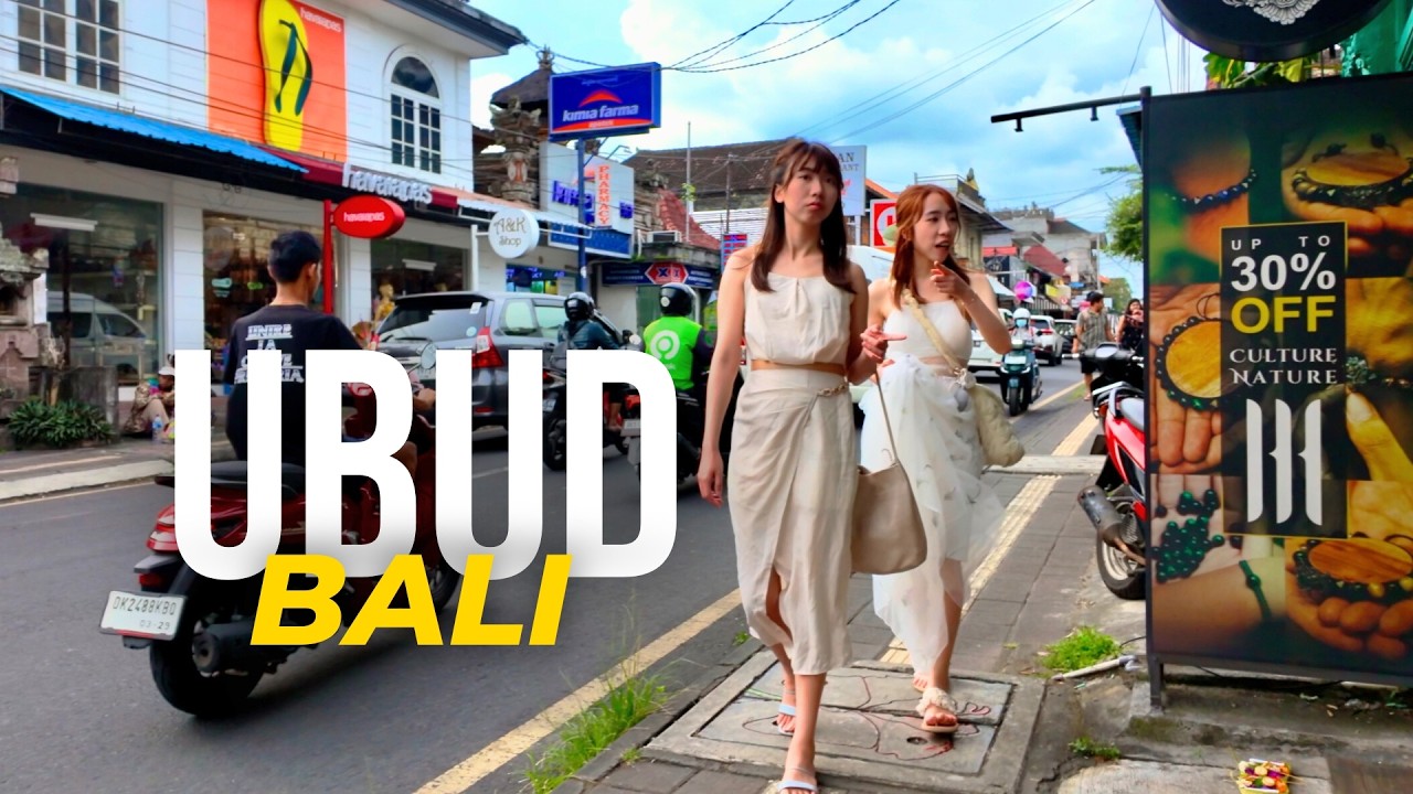 🇮🇩 BALI • Immerse in Ubud Town Life: A Walking Tour • INDONESIA