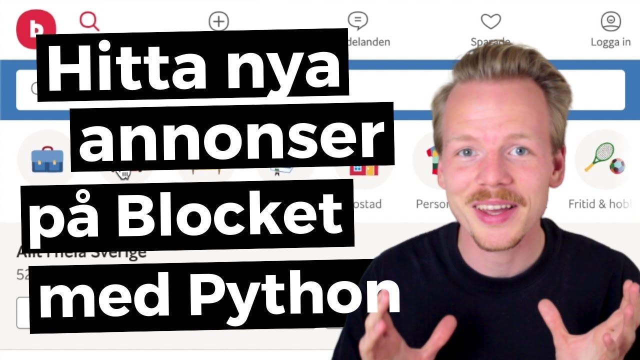 Bevakar Blocket med Python - Projekt i Web Scraping
