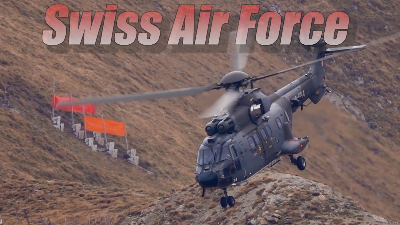Swiss Air Force - Airbus Helicopters H125M - high mountain flight