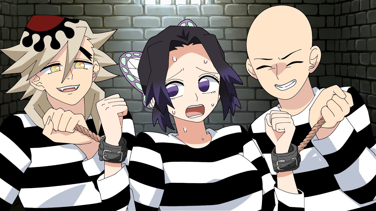 【鬼滅の刃】もしも胡蝶しのぶが男だけの刑務所に入れられたらどうなるのか？童磨や男性囚人と一緒に生きていけるのか？