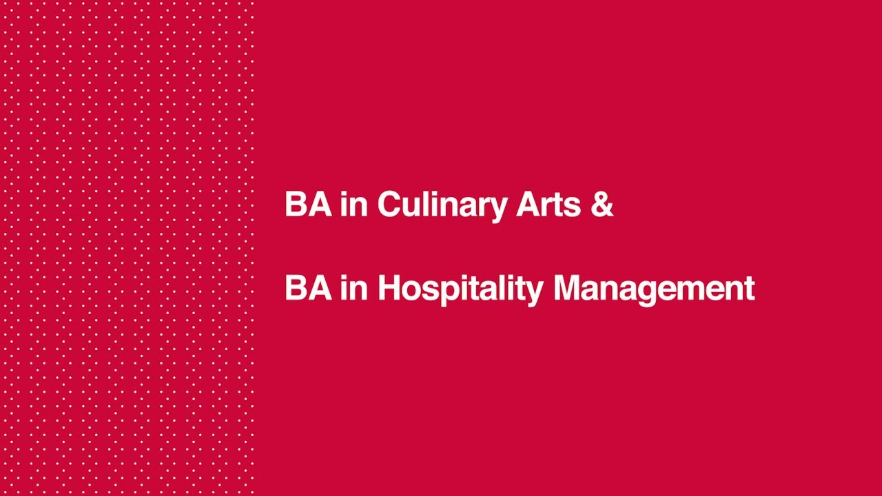 Culinary Arts Hospitality Management