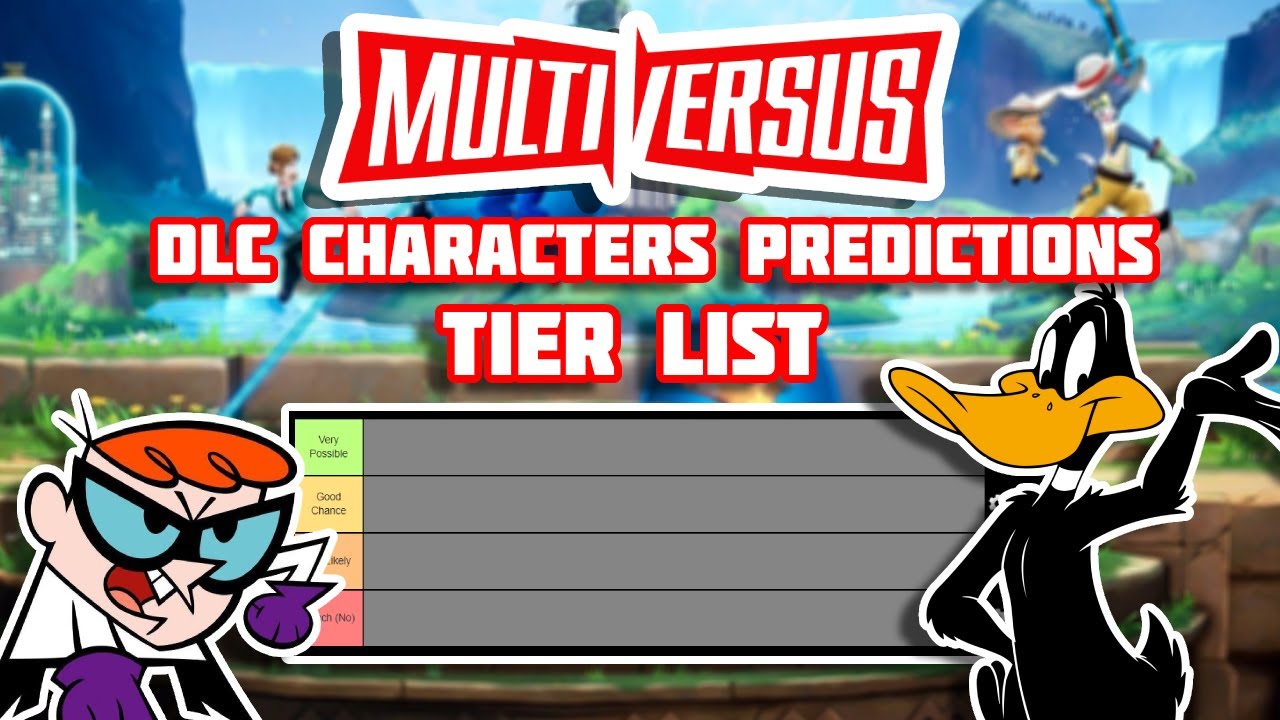 MultiVersus DLC Characters Predictions Tier List!