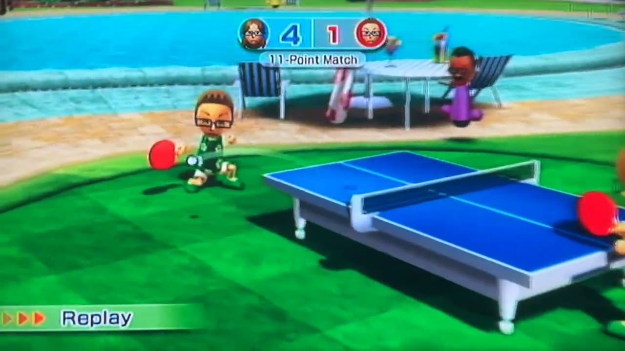 Wii Sports Resort Series: Table Tennis Match (Nikki vs Nick)