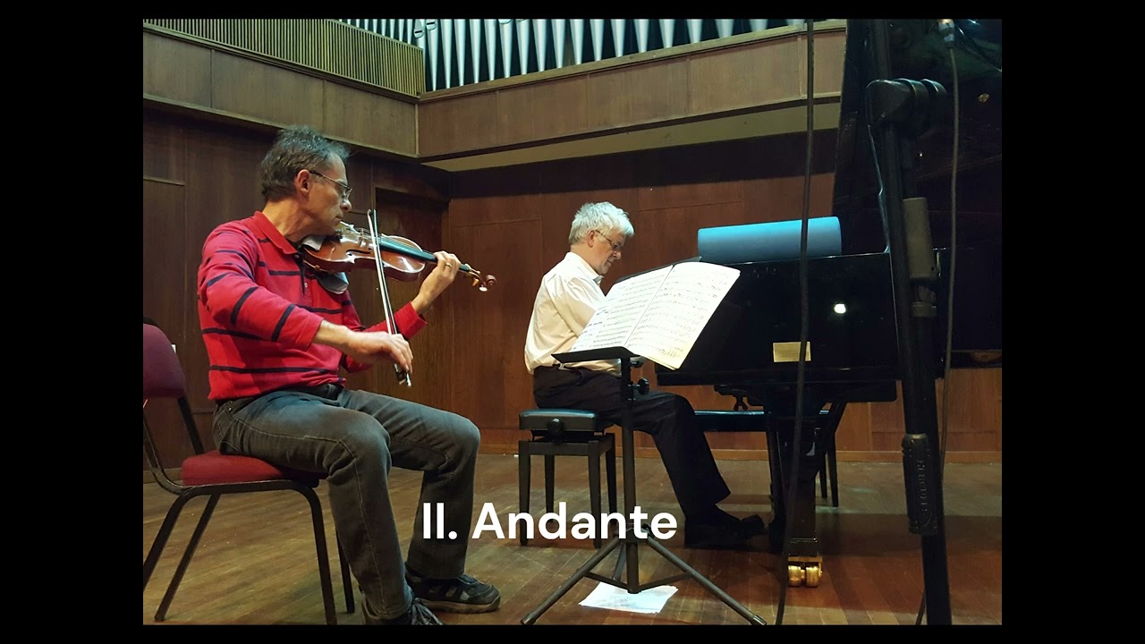 W.A. Mozart, sonata in B-flat maj. K.454, Nicol Viljoen (piano) Piet Koornhof (violin)