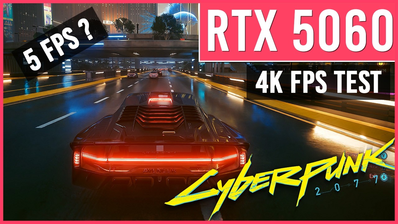 RTX 5060 8GB: But can it run Cyberpunk 2077 at 4K?